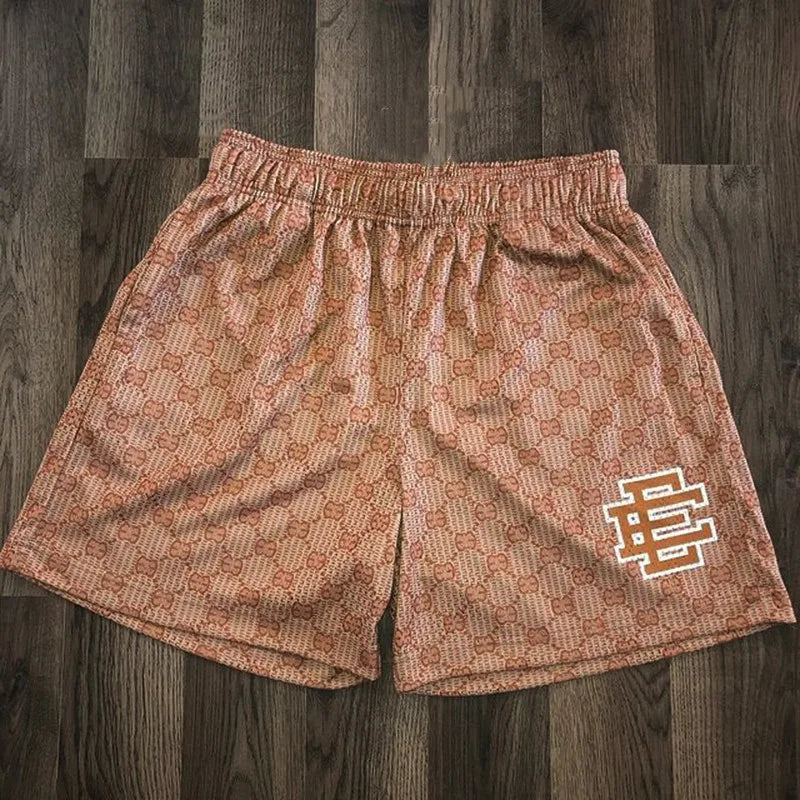 2025 EE Basic Shorts NEW Men'S Casual Shorts Fitness Sports Pants Summer Gym Workout Men Classic GYM Mesh Shorts