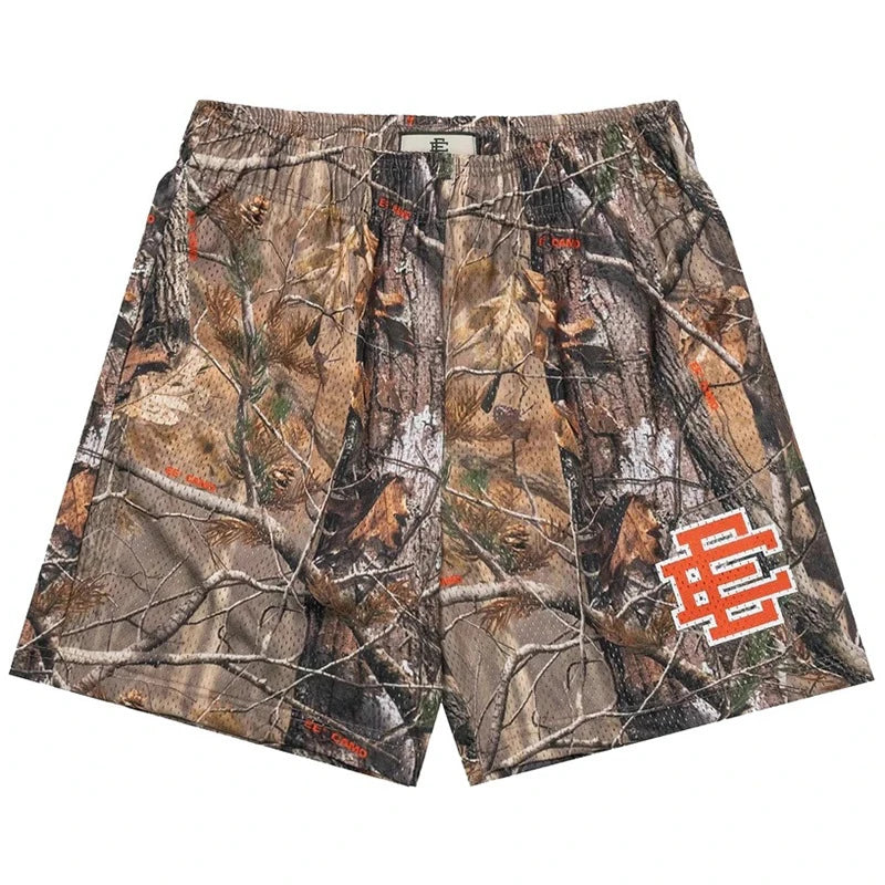 2025 EE Basic Shorts NEW Men'S Casual Shorts Fitness Sports Pants Summer Gym Workout Men Classic GYM Mesh Shorts