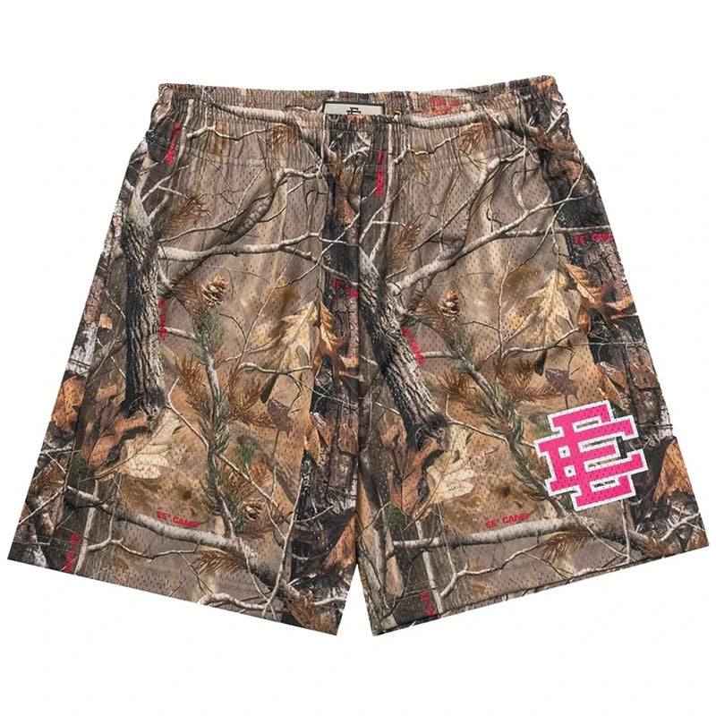 2025 EE Basic Shorts NEW Men'S Casual Shorts Fitness Sports Pants Summer Gym Workout Men Classic GYM Mesh Shorts